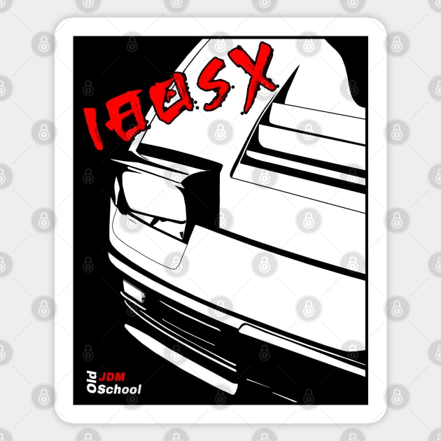 JDM 180SX Black & White Sticker by OSJ Store